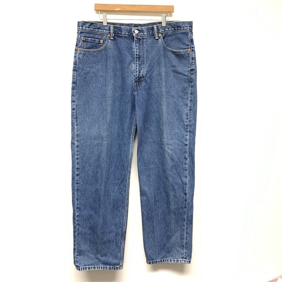 Levis 550 Mens‎ Relaxed Fit Jeans Size 40 x 32 Straight Leg 100% Cotton Zip Fly - Picture 1 of 8